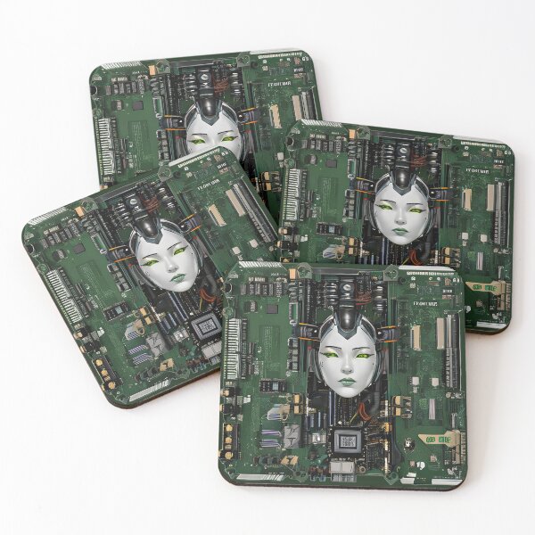 Item preview, Anime Sci fi motherboard designed and sold by Capacitor-Ant.