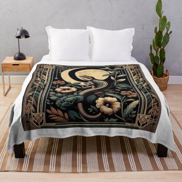 Item preview, Enchanted Forest Lizard Art - Mystical Nature & Ornament Design Art designed and sold by MiszungART.