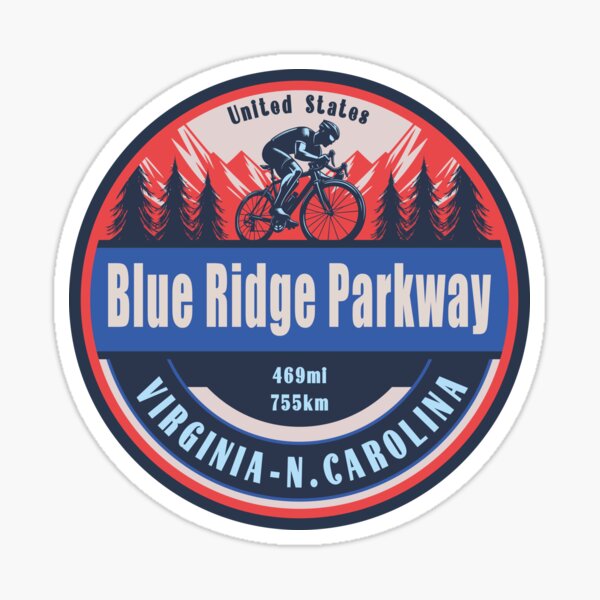Item preview, Blue Ridge Parkway US Cycling Mountain Design designed and sold by CynthiaGraphics.