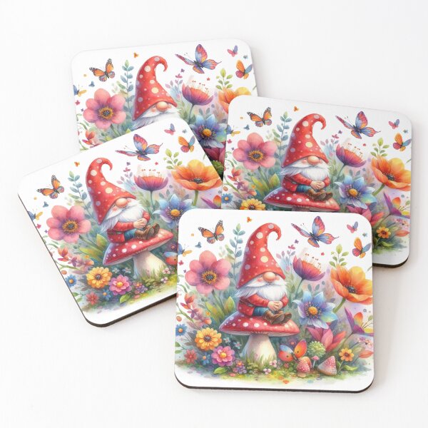 Item preview,  Gnomo y flores de primavera designed and sold by deniz kaya.