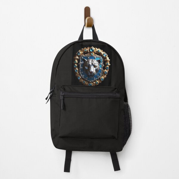 Item preview, Golden Sapphire Silver Panther Coat Of Arms designed and sold by Way Way Cool.
