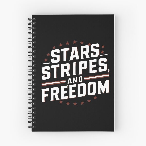 Item preview, Stars, Stripes, and Freedom, American Independence Day Classic T-Shirt designed and sold by HearWut.