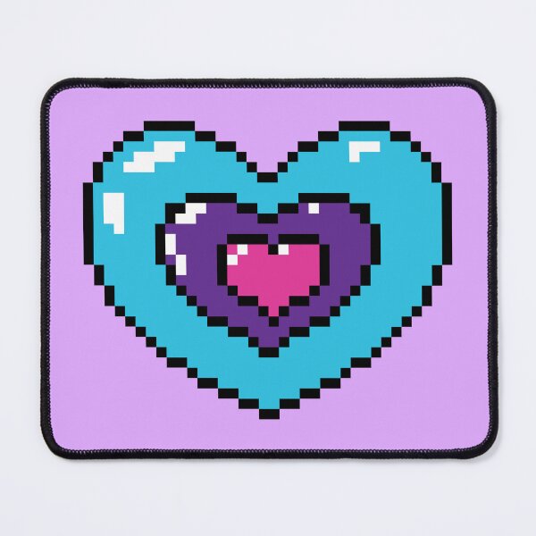 Item preview, PIXEL BI HEART designed and sold by MysticPotato.