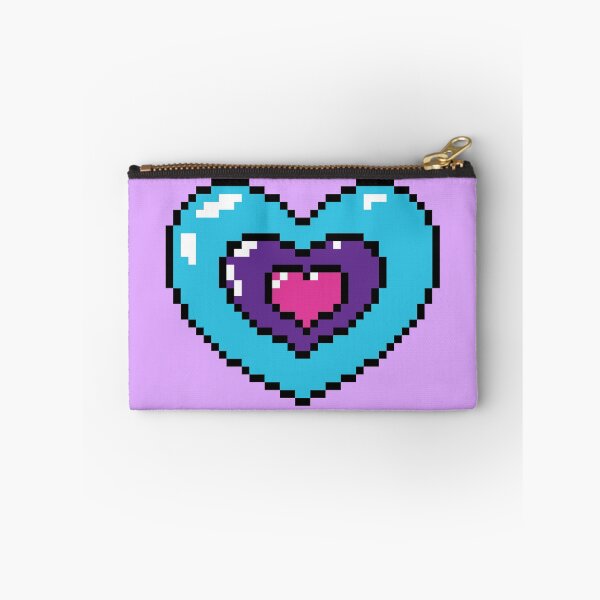 Item preview, PIXEL BI HEART designed and sold by MysticPotato.