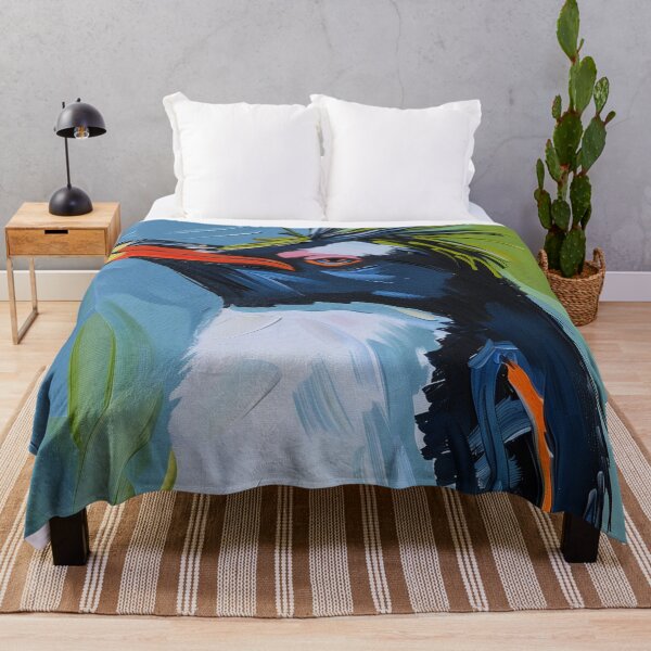 Item preview, Cool Rockhopper Penguin in Bright Colors designed and sold by RiverwoodGiftCo.