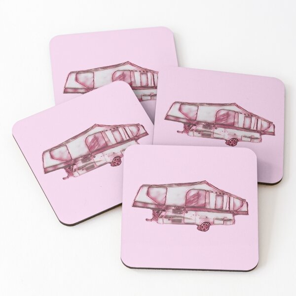 Item preview, Pink Folding Caravan designed and sold by BeccaAelishe.