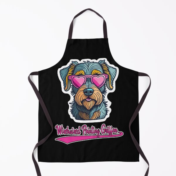 Item preview, Wirehaired Pointing Griffon in Heart Shaped Sunglasses designed and sold by KellysComColors.