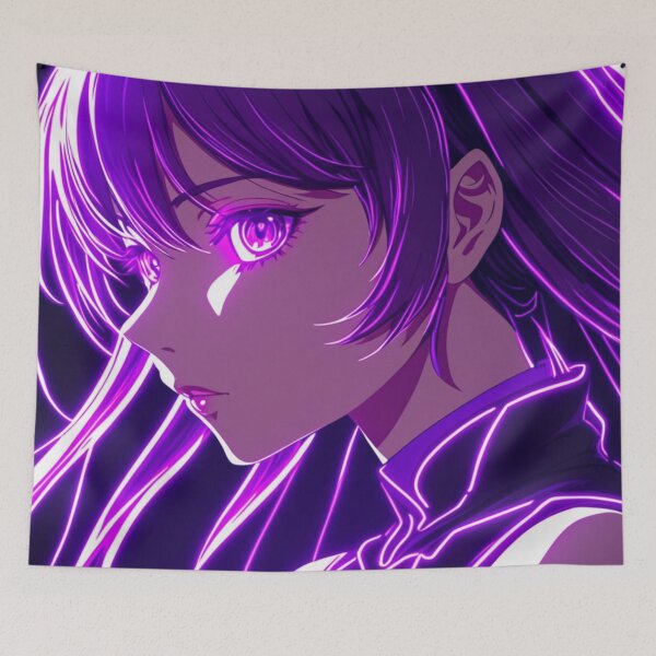 Item preview, Anime hazy purple designed and sold by AdultAnime.