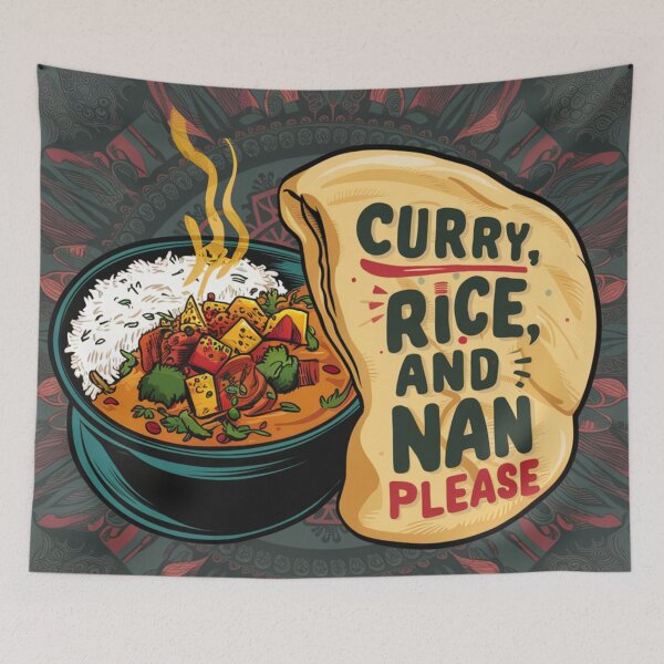 Item preview, Curry Rice And Nan Please designed and sold by FanaticB.
