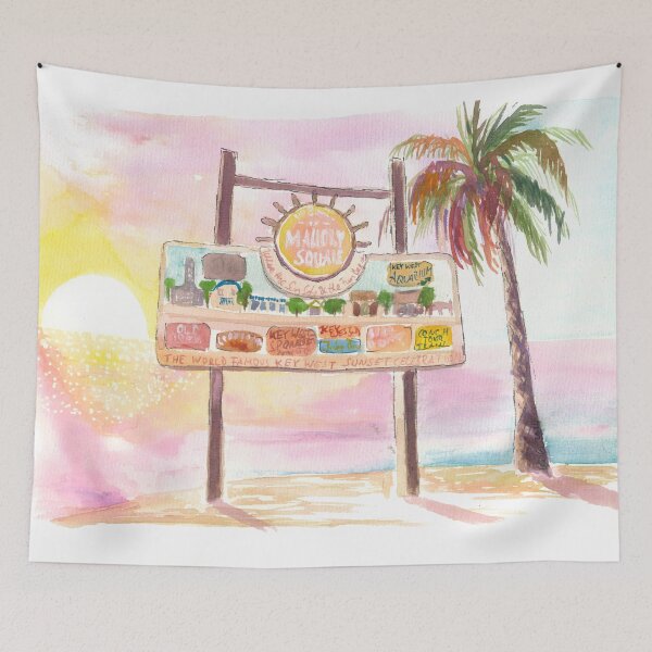 Item preview, Key West Dreamin of Sunset on Mallory Square Florida designed and sold by artshop77.