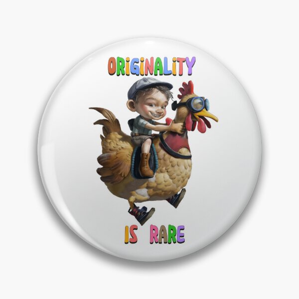 Item preview, Originality is rare- A little jockey on a hen designed and sold by AleksKos.