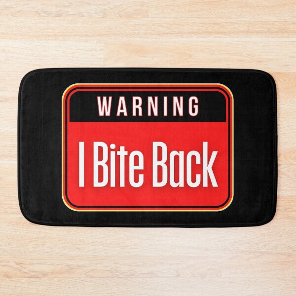 Item preview, WARNING:  I Bite Back - funny warning signs designed and sold by DesignsFromTW-S.