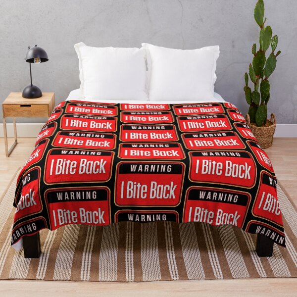 Item preview, WARNING:  I Bite Back - funny warning signs designed and sold by DesignsFromTW-S.
