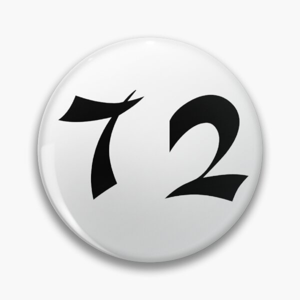 Item preview, 72, seventy-two, black, shangai designed and sold by Numbers-Art.