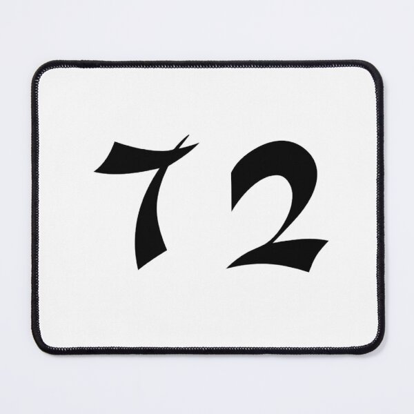 Item preview, 72, seventy-two, black, shangai designed and sold by Numbers-Art.