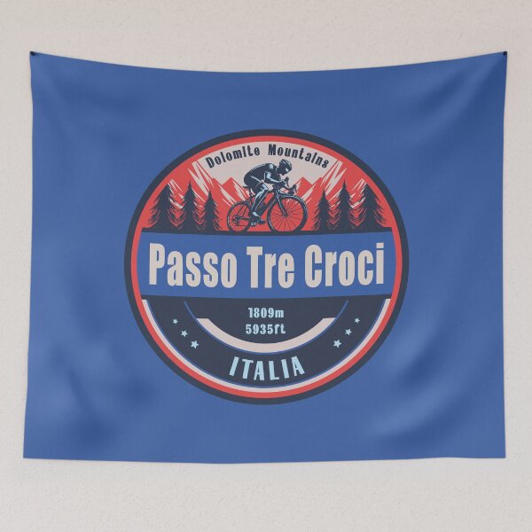 Item preview, Passo Tre Croci Italy Cycling Mountain Design designed and sold by CynthiaGraphics.