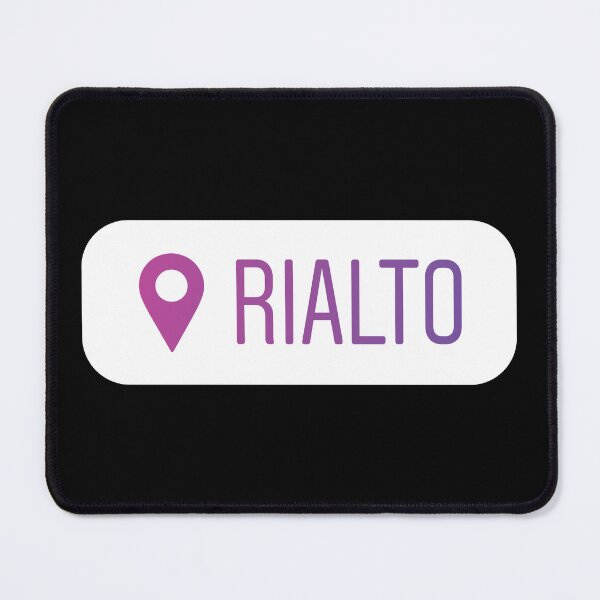 Item preview, Rialto Geotag designed and sold by orlumbuspirate.
