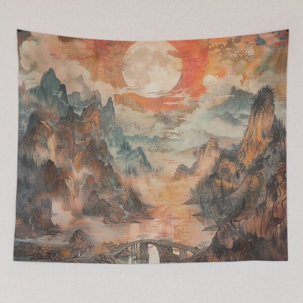 Item preview, Traditional Chienese environment art designed and sold by nomiraclehere.