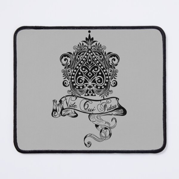 Item preview, old school design in black, quote, desing tattoo, streetwear, Vide Cui Fidas designed and sold by AsARTcrew.
