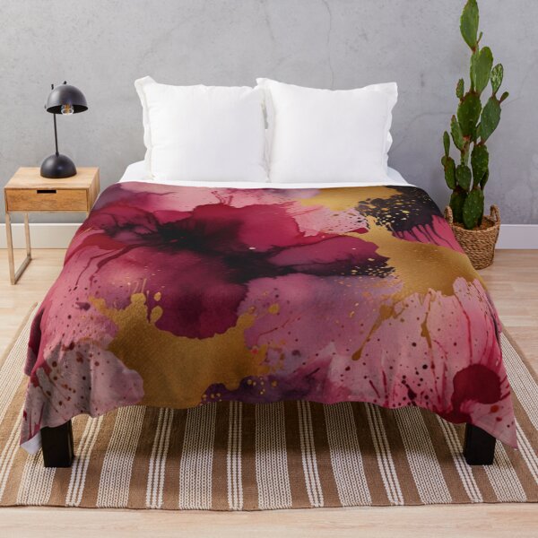 Item preview, Pink and gold watercolour art designed and sold by shokA Design.