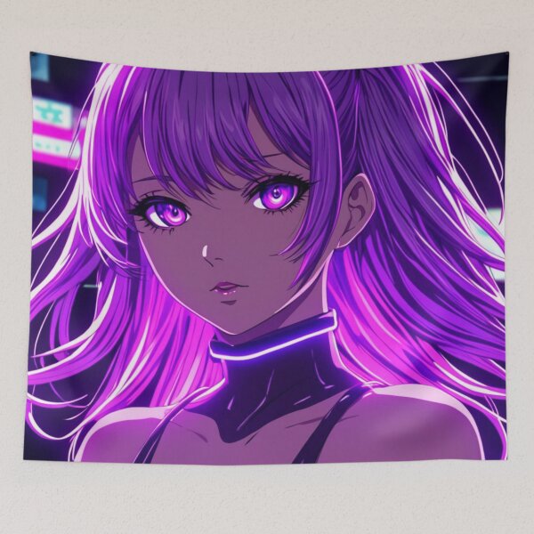 Item preview, Anime purple attraction designed and sold by AdultAnime.