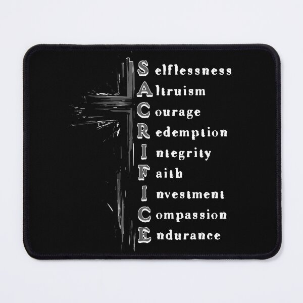 Item preview, Sacrifice inspirational the cross acronym designed and sold by CoolCrazyQuirky.