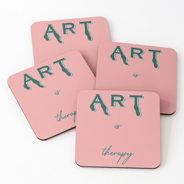 Item preview, Art is therapy sign designed and sold by ZTZ Create.