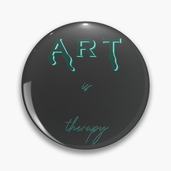 Item preview, Art is therapy sign designed and sold by ZTZ Create.