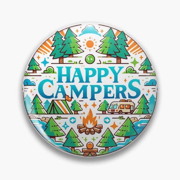 Artikelvorschau, Happy Campers: Ein Anime-Abenteuer entworfen und verkauft von McZerrill.