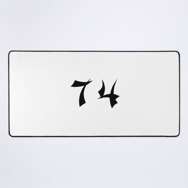 Item preview, 74, seventy-four, black, shangai designed and sold by Numbers-Art.