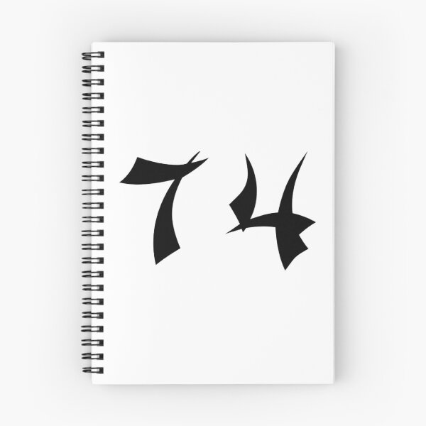 Item preview, 74, seventy-four, black, shangai designed and sold by Numbers-Art.