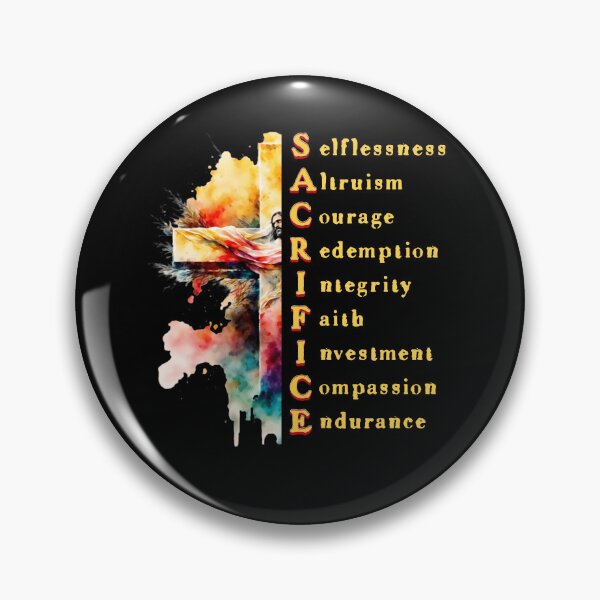 Item preview, Sacrifice inspirational the cross acronym designed and sold by CoolCrazyQuirky.