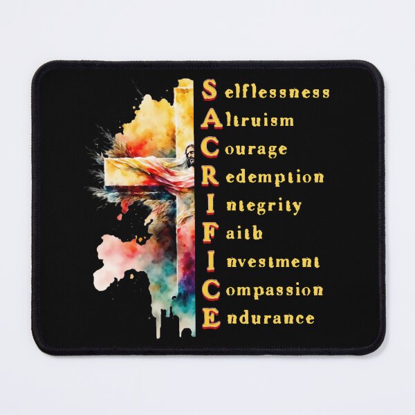 Item preview, Sacrifice inspirational the cross acronym designed and sold by CoolCrazyQuirky.
