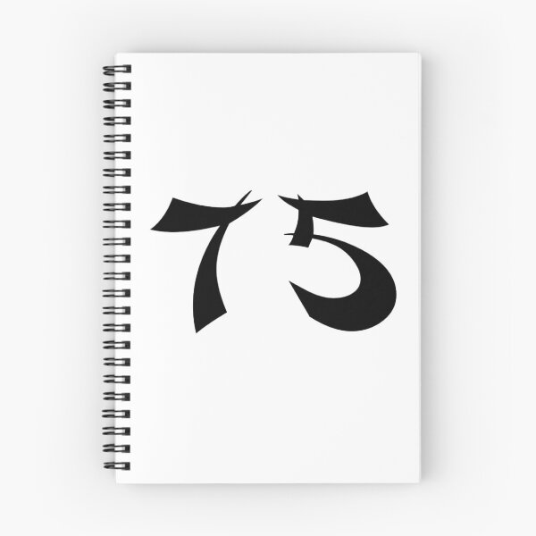 Item preview, 75, seventy-five, black, shangai designed and sold by Numbers-Art.