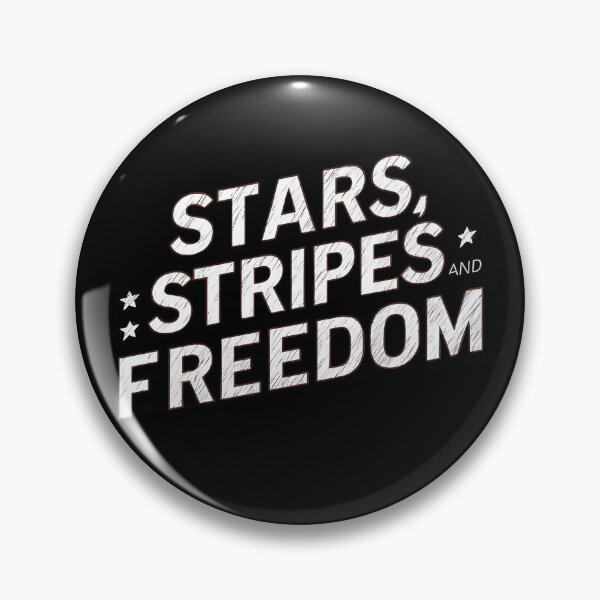 Item preview, Stars, Stripes, and Freedom, American Independence Day Classic T-Shirt designed and sold by HearWut.