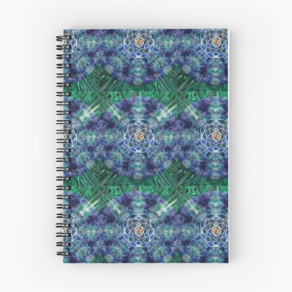 Item preview, Green and Purple Tie Dye mandala snowflake  designed and sold by AuroraXGreen.