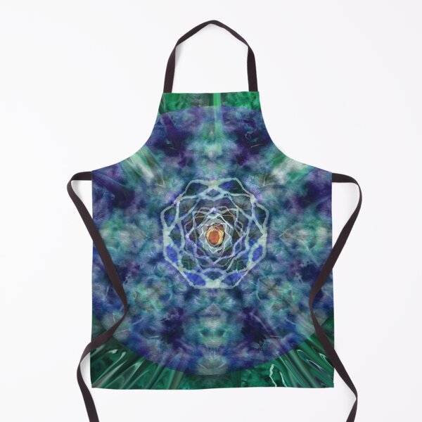 Item preview, Copo de nieve mandala Tie Dye verde y morado  designed and sold by AuroraXGreen.