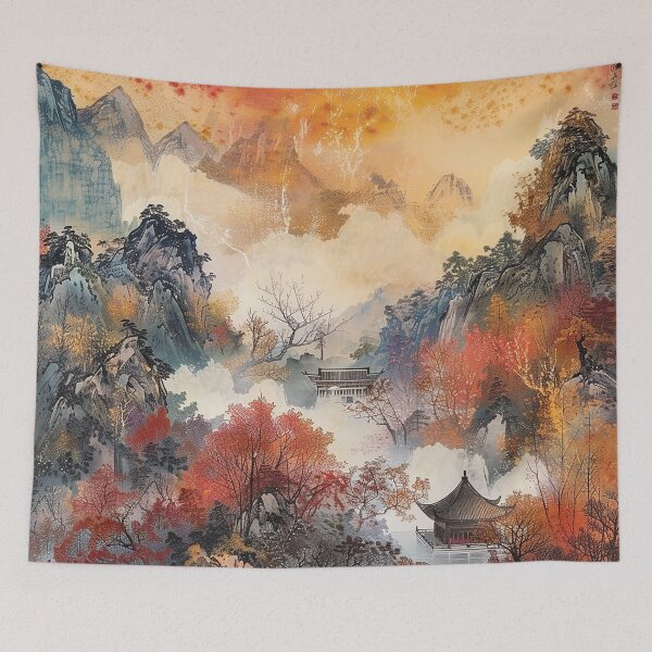 Item preview, Traditional Chienese environment art designed and sold by nomiraclehere.