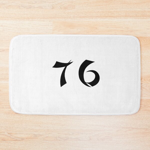 Item preview, 76, seventy-six, black, shangai designed and sold by Numbers-Art.