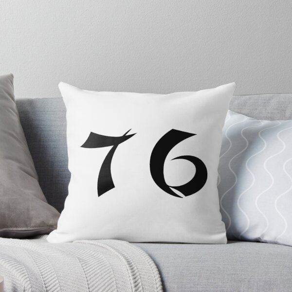 Item preview, 76, seventy-six, black, shangai designed and sold by Numbers-Art.