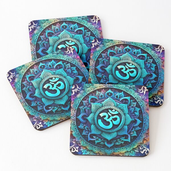 Item preview, Blue Aum Mandala designed and sold by Magixa.