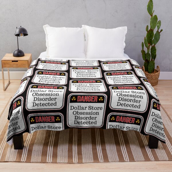 Item preview, DANGER: Dollar Store Obsession Disorder Detected - funny warning signs designed and sold by DesignsFromTW-S.