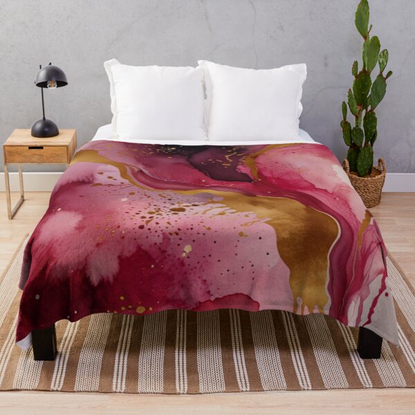 Item preview, Pink and gold watercolour art designed and sold by shokA Design.