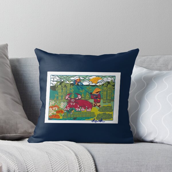 Item preview, Dibujo de la Tarde Verde de Vietnam designed and sold by Paper HANk.