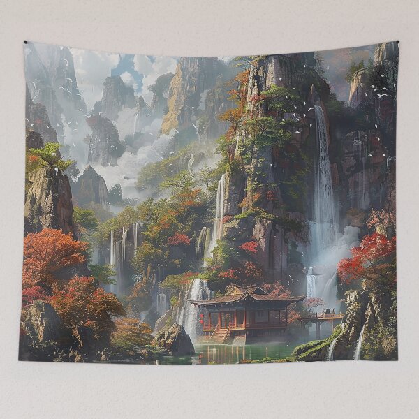 Item preview, Traditional Chienese environment art designed and sold by nomiraclehere.