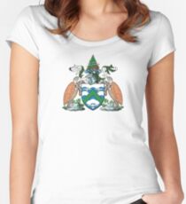 Coat of Arms of Ascension Island Women's Fitted Scoop T-Shirt