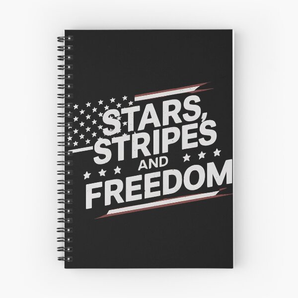 Item preview, Stars, Stripes, and Freedom, American Independence Day Classic T-Shirt designed and sold by HearWut.