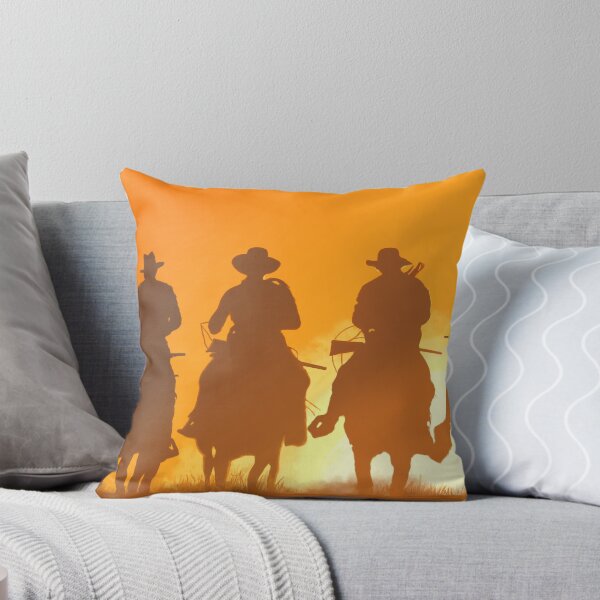 Aperçu de l'œuvre Cinq Cowboys chevauchent au coucher du soleil créée et vendue par Compelling2011.