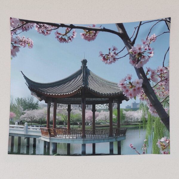 Item preview, Traditional Chienese environment art designed and sold by nomiraclehere.