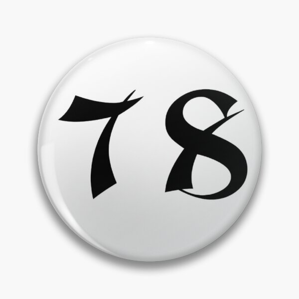 Item preview, 78, seventy-eight, black, shangai designed and sold by Numbers-Art.